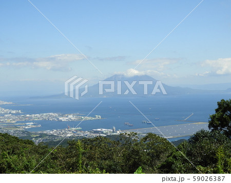 指宿スカイラインから望む桜島 59026387