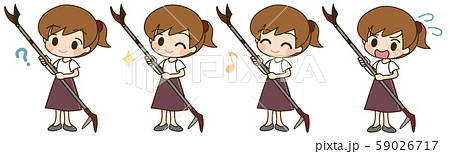 ベクター・高枝切りバサミを持つ人 59026717