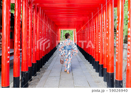 犬山　三光稲荷神社　鳥居 59026940