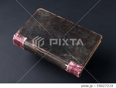 book on black background 59027219