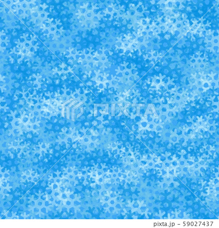 Snowflake seamless pattern. Blue Snow abstract background for wrapping Snowflake seamless pattern. Blue Snow abstract background for wrapping 59027437