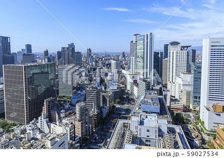 大阪・都市風景・梅田 59027534