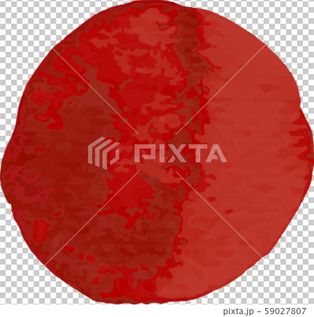 Watercolor_watercolor_illustration_circle_circle__red_red_christmas_酒紅色 59027807