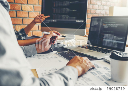 Developing programmer team  Development Website 59028759