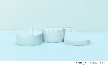 Minimal scene with podium. 3D illustration Minimal scene with podium. 3D illustration 59029443