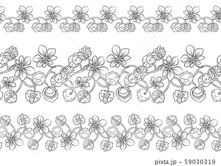 Hazelnut. Decorative motif. Seamless pattern Hazelnut. Decorative motif. Seamless pattern 59030319