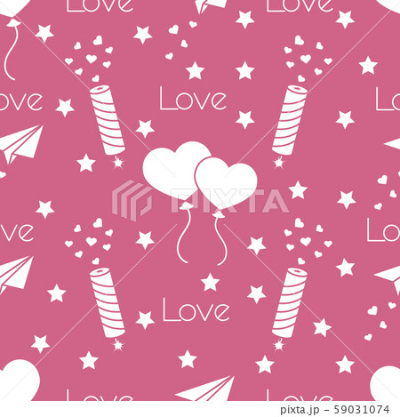 Romantic pattern Birthday, Valentine's day 59031074