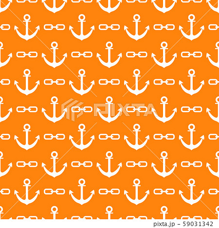 Seamless pattern with anchors and chains 59031342