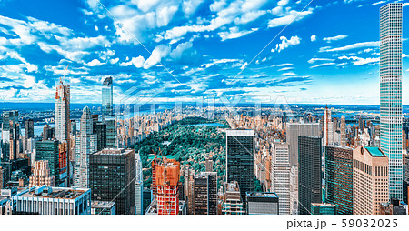 View of Central Park in Manhattan from the View of Central Park in Manhattan from the 59032025