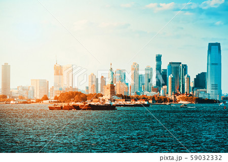 Statue of Liberty on Liberty Island on the 59032332