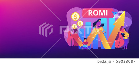 Marketing investment concept banner header. 59033087