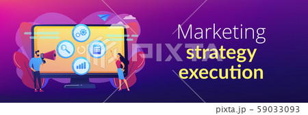 Marketing campaign management concept banner header. Marketing campaign management concept banner header. 59033093