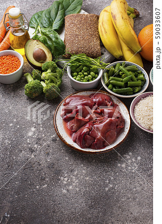 Food rich in folic acid 59033607