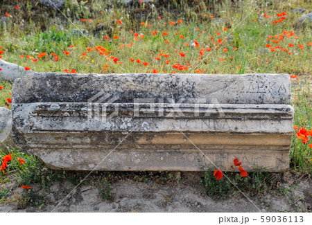 Fragments of ancient buildings, ruins of the Fragments of ancient buildings, ruins of the 59036113