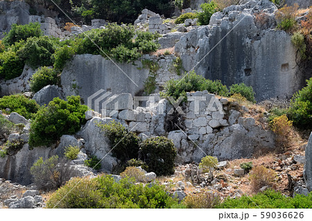 The ruins of the city of Mira, Kekova 59036626