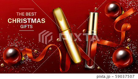Mascara and lip gloss christmas cosmetics gifts 59037507