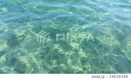 Clear turquoise sea water Clear turquoise sea water 59038398