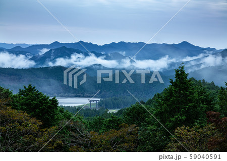 熊野古道　見晴台からの眺望 59040591