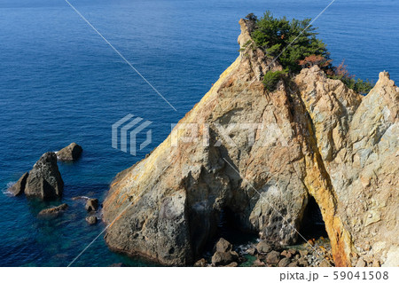 西伊豆黄金崎の馬ロック 59041508