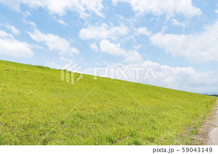 堤防 川 河川 防災 減災 土手 堤防 川 河川 防災 減災 土手 59043149