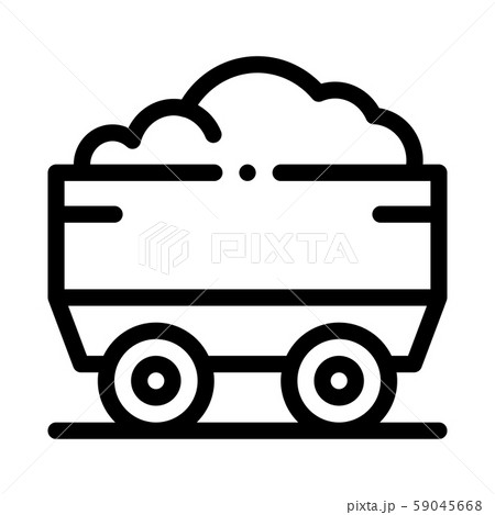 Heavy Truck with Material Metallurgical Icon Vector Illustration Heavy Truck with Material Metallurgical Icon Vector Illustration 59045668