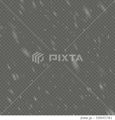 Effect - falling Christmas shining snow. Snowstorm or blizzard. Heavy snowfall. Isolated on 59045781