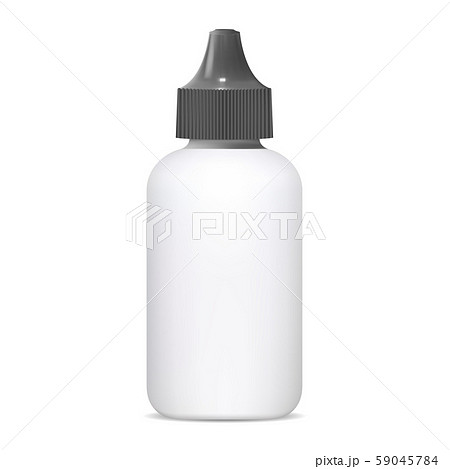 Eye dropper bottle. Medical nasal spray 3d blank 59045784