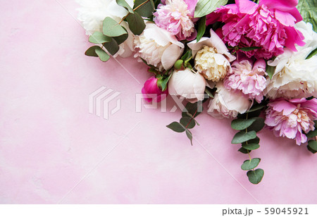Background with pink peonies Background with pink peonies 59045921