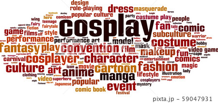 Cosplay word cloud 59047931