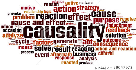 Causality word cloud Causality word cloud 59047973