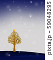 星と木と雪 59048295