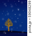 枝木と雪 59048299