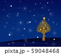 雪と木と星 59048468