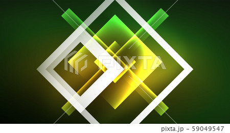 Neon geometric abstract background in hipster style on light background. Space retro design. Color Neon geometric abstract background in hipster style on light background. Space retro design. Color 59049547