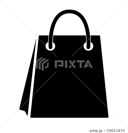 shopping bag, simple flat solid vector eps10 icon shopping bag, simple flat solid vector eps10 icon 59051874