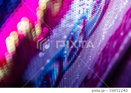CloseUp LED blurred screen. LED soft focus CloseUp LED blurred screen. LED soft focus 59052240