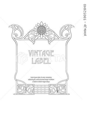 Decorative frame, border. Good for product label Decorative frame, border. Good for product label 59052840