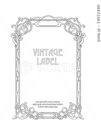 Decorative frame, border. Good for product label Decorative frame, border. Good for product label 59052880