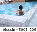 boy swimming in the pool 59054206