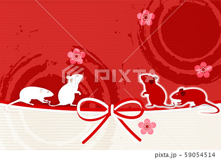 子 年賀状 和紙 背景 子 年賀状 和紙 背景 59054514