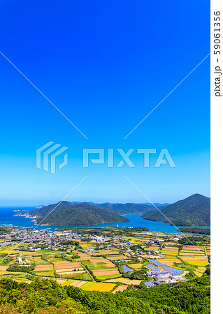 城岳展望所（岐宿城跡）からの眺め　【長崎県五島市】 59061356