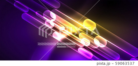Glass neon block and lines abstract background Glass neon block and lines abstract background 59063537