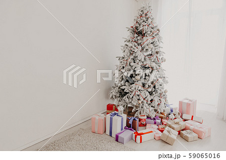 Interior lights Christmas tree Garland new year holiday gifts white home decor 59065016