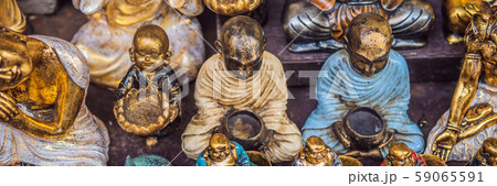 BANNER, LONG FORMAT Typical souvenir shop selling souvenirs and handicrafts of Bali at the famous 59065591