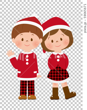 クリスマス 男の子と女の子① クリスマス 男の子と女の子① 59065671