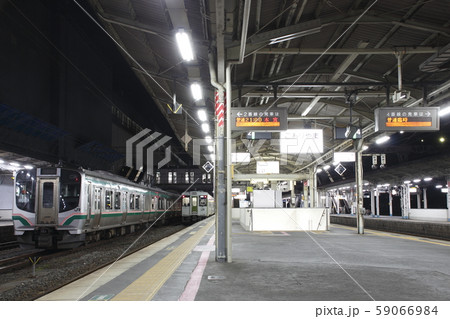 東日本台風被害の臨時便：郡山駅に停車中の東北本線キハ110 59066984