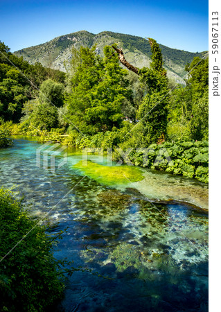 Bistrice river, Albania near Blue Eye water source 59067113