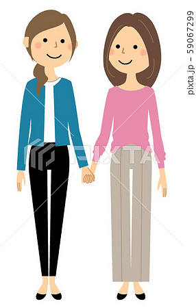手をつなぐ同姓カップル 友人 手をつなぐ同姓カップル 友人 59067299