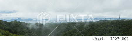 静岡　三島スカイウォークから見える駿河湾 59074606