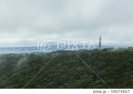 静岡　三島スカイウォークから見える駿河湾 59074607